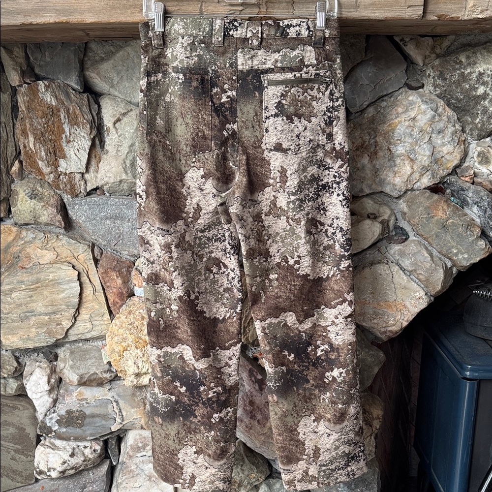 RedHead Silent-Hide Strata Brown & Green Camouflage Pants Boy’s XL - Picture 11 of 12
